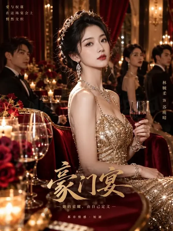 黄豆短剧短剧《重生之影后归来》封面图，逆袭题材短剧