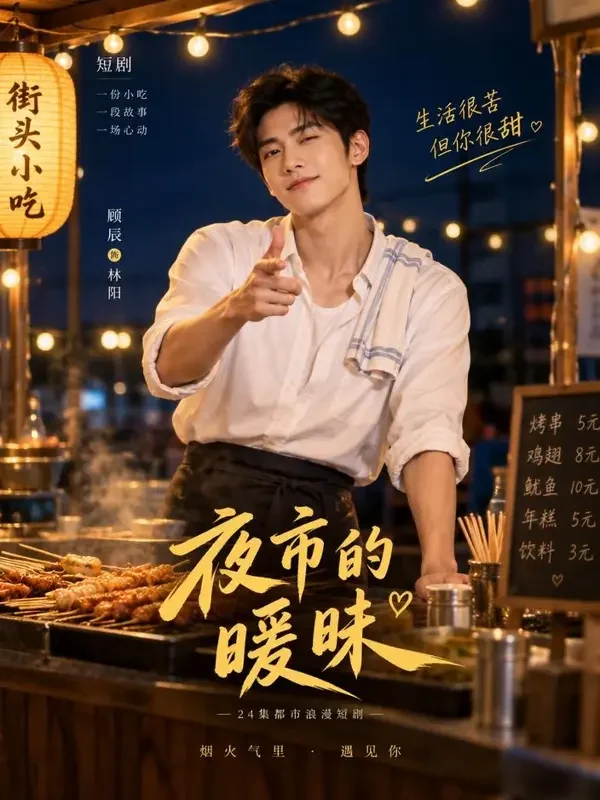 黄豆短剧短剧《摆摊吧！豪门继承人》封面图，逆袭题材短剧